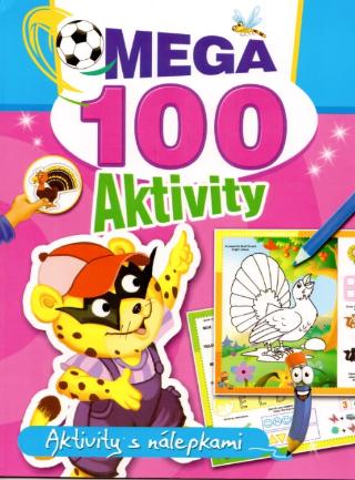 Kniha: Mega 100 aktivity - tiger - Aktivity s nálepkami
