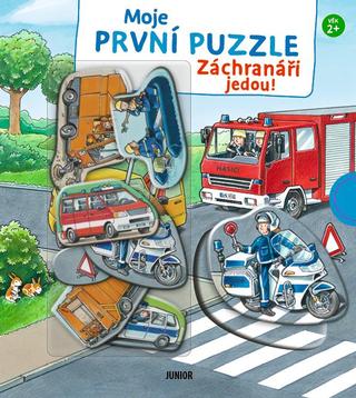 Leporelo: Moje první puzzle Záchranáři jedou! - Hledej, skládej a bav se s vozidly - 1. vydanie