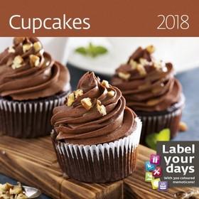 Kalendár nástenný: Cupcakes - nástěnný kalendář 2018