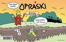 Kniha: Opráski 2026 - stolní kalendář - jaz