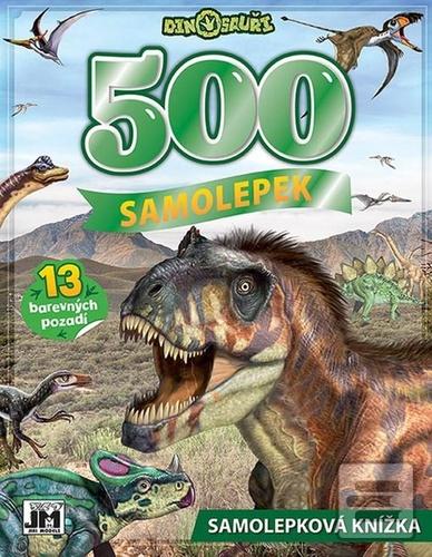 Kniha: Samolepková knížka 500 Dinosauři