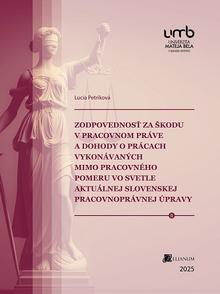 Kniha: Zodpovednosť za škodu v pracovnom práve a dohody o prácach vykonávaných mimo pracovného pomeru vo sv - Lucia Petríková