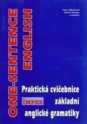 Kniha: One-Sentence English, cvičebnice základní anglické gramatiky