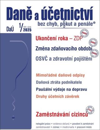 Kniha: Daně a účetnictví bez chyb, pokut a penále 1/2025