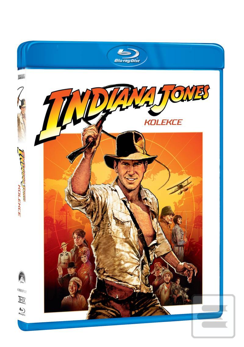 DVD: Indiana Jones kolekce 4 Blu-ray - 1. vydanie - Paramount