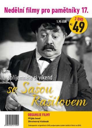 DVD: Nedělní filmy pro pamětníky 17. - Saša Rašilov - 2 DVD pošetka - 1. vydanie
