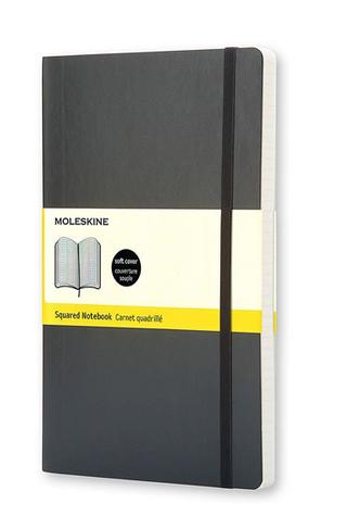 Kniha: Moleskine: Zápisník měkký čtverečkovaný černý S - 1. vydanie