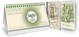 Kalendár stolný: Lunární kalendář našich babiček 2021 + Magický Měsíc + Čtrnáctý rok s Měsícem - Klára Trnková