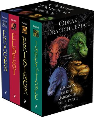 Kniha: Odkaz Dračích jezdců – Eragon,Eldest,Brisingr,Inherit.(box) - Eragon, Eldest, Brisingr, Inheritance - 3. vydanie - Christopher Paolini