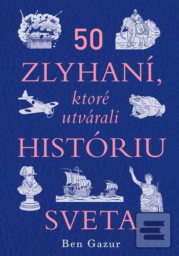 Kniha: 50 zlyhaní, ktoré utvárali históriu sveta - Kde by sme boli, nebyť týchto prešľapov? - Ben Gazur