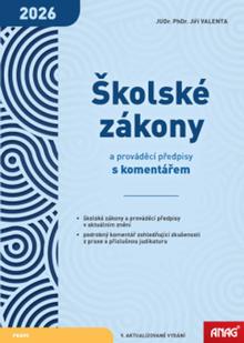 Kniha: Školské zákony - a prováděcí předpisy s komentářem - Jiří Valenta
