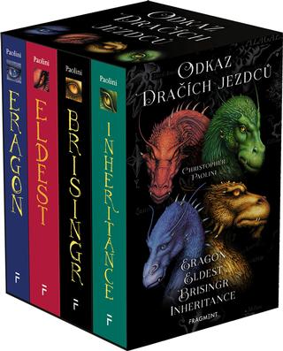 Kniha: Odkaz Dračích jezdců – Eragon,Eldest,Brisingr,Inherit.(box) - Eragon, Eldest, Brisingr, Inheritance - 1. vydanie - Christopher Paolini