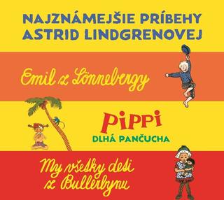 Kniha: Set Najznámejšie príbehy A. Lindgrenovej (9 CD) - Astrid Lindgrenová