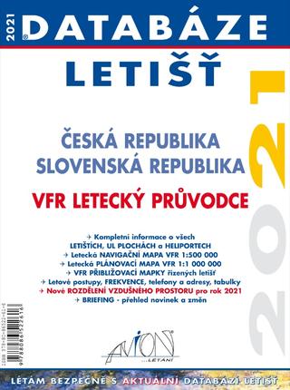 Kniha: Databáze letišť 2021 - Česká a Slovenská republika / VFR letecký průvodce