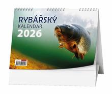 Kalendár stolný: Rybářský kalendář 2026 - stolní kalendář