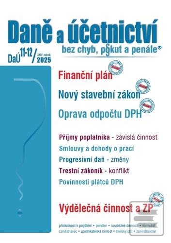 Kniha: Daně a účetnictví bez chyb, pokut a penále 11-12/2025