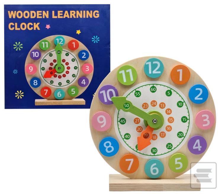 Drevené hodiny 19,5x20cm