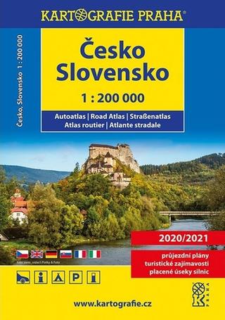 Knižná mapa: Česko a Slovensko - Autoatlas 1:200 000
