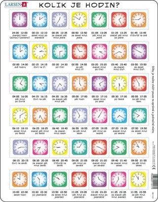 Hračka: Puzzle Hodiny