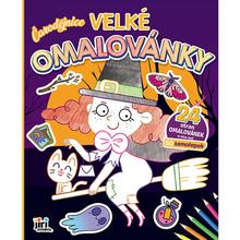 Kniha: Velké omalovánky Čarodějnice