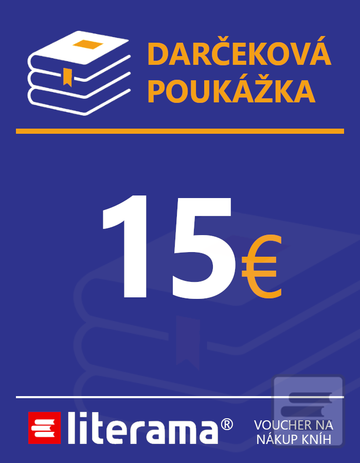 Voucher: Darčeková poukážka 15 EUR - Poukážka na nákup kníh - Literama