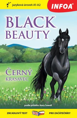 Kniha: Black Beauty/Černý krasavec - zrcadlový text pro začátečníky
