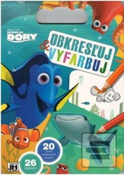 Kniha: Obkresluj a vyf.Hladá saJM - 26 šablón, 20 strán farebných pozadí - 1. vydanie - Lubomír Král