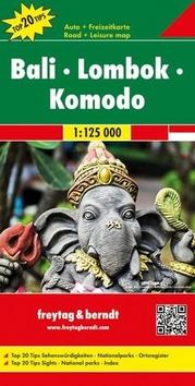 Skladaná mapa: Bali-Lombok-Komodo 1:125 000 - Automapa