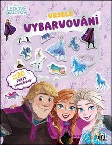 Kniha: Veselé vybarvování se super samolepkami Ledové království