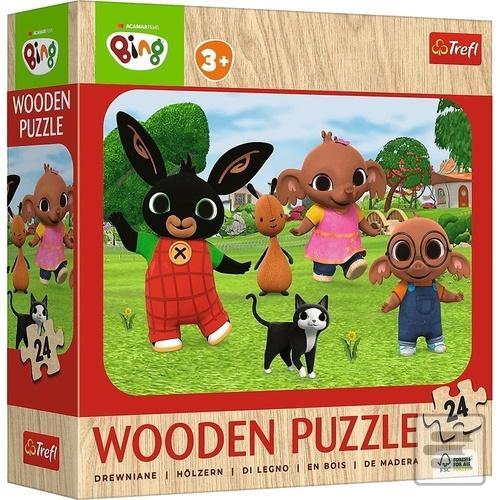 Dřevěné puzzle Bing: Sez…