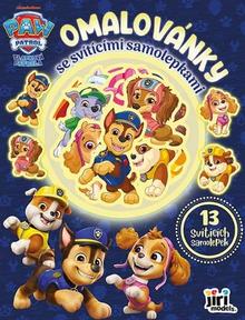 Kniha: Omalovánky se svítícími samolepkami Tlapková patrola