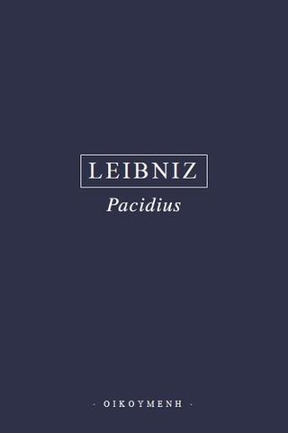 Kniha: Pacidius - Gottfried Wilhelm Leibniz