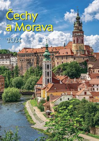 Kalendár nástenný: Čechy a Morava 2024 - nástěnný kalendář