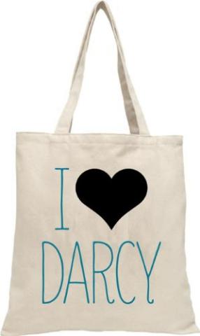 Kniha: Darcy Heart Tote Bag