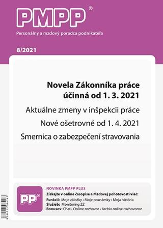 Kniha: PMPP 8/2021 Novela Zákonníka práce účinná od 1.3.2021