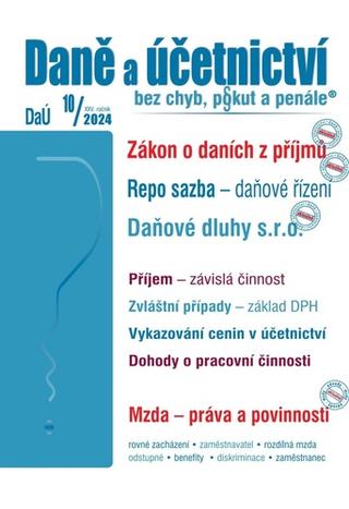 Kniha: Daně a účetnictví bez chyb, pokut a penále 10/2024 - 1. vydanie - Ivan Macháček; Václav Benda; Martin Děrgel; Antonín Daněk; Pavel Novák; Eva S...