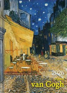 Knižný diár: Praktik denní diář 2026 Van Gogh kavárna