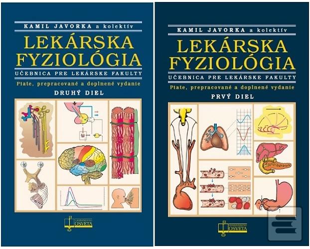 Kniha: Lekárska fyziológia 1+2 zväzok (Komplet) - Učebnica pre lekárske fakulty - Prvý a druhý diel - Kamil Javorka