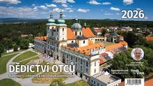 Kalendár stolný: Dědictví otců 2026 - Kalendář s církevním a občanským kalendáriem