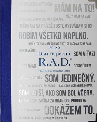 Kniha: Diár úspechu 2022 (zlatý) - R.A.D. Rast. Akcia. Dokončovanie.