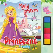 Kniha: Maľuj prstom Princezné