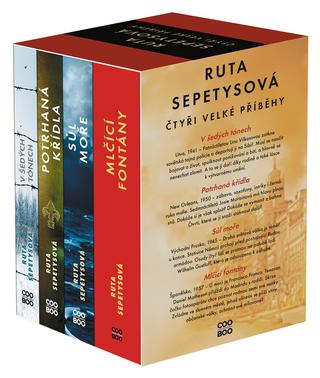 Kniha: Ruta Sepetysová - Čtyři velké příběhy - V šedých tónech, Potrhaná křídla, Sůl moře, Mlčící fontány - Ruta Sepetysová