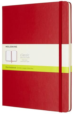 Kniha: Moleskine: Zápisník tvrdý čistý červený XL - 1. vydanie
