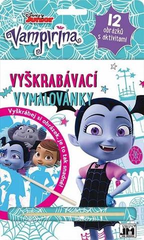 Kniha : Vyškrabávací vymalovánky Vampirina - 12 obrázků s aktivitami