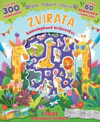 Kniha : Zvířata Samolepkové království
