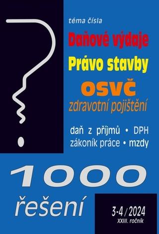 Kniha: 1000 řešení 3-4/2024 - 1. vydanie