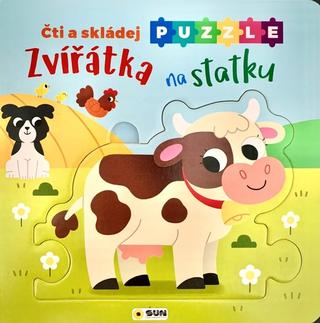 Puzzle: Zvířátka na statku Čti a skládej puzzle - 1. vydanie
