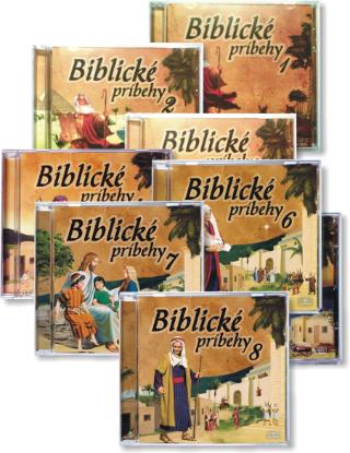 Kniha: Biblické príbehy - Komplet (8xCD-ROM)