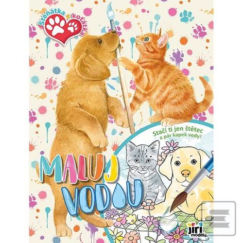 Maluj vodou A4 Štěňátka…