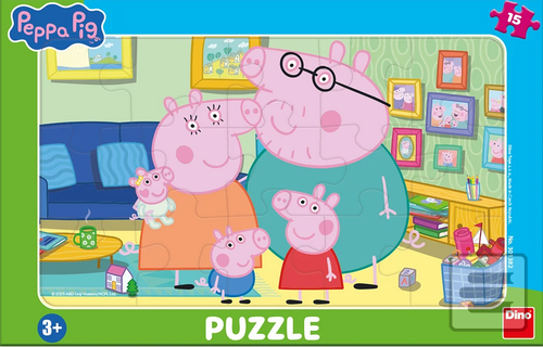 Puzzle 15 Peppa Pig v ob…